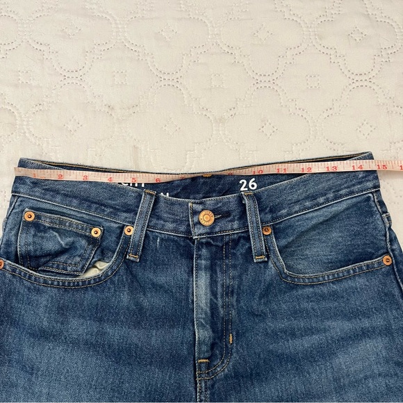 J.Crew Slouchy Boyfriend Jeans 26 Bright Indigo 100% Cotton BA643 - Picture 4 of 17